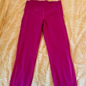 Gap 7/8 leggings (magenta).